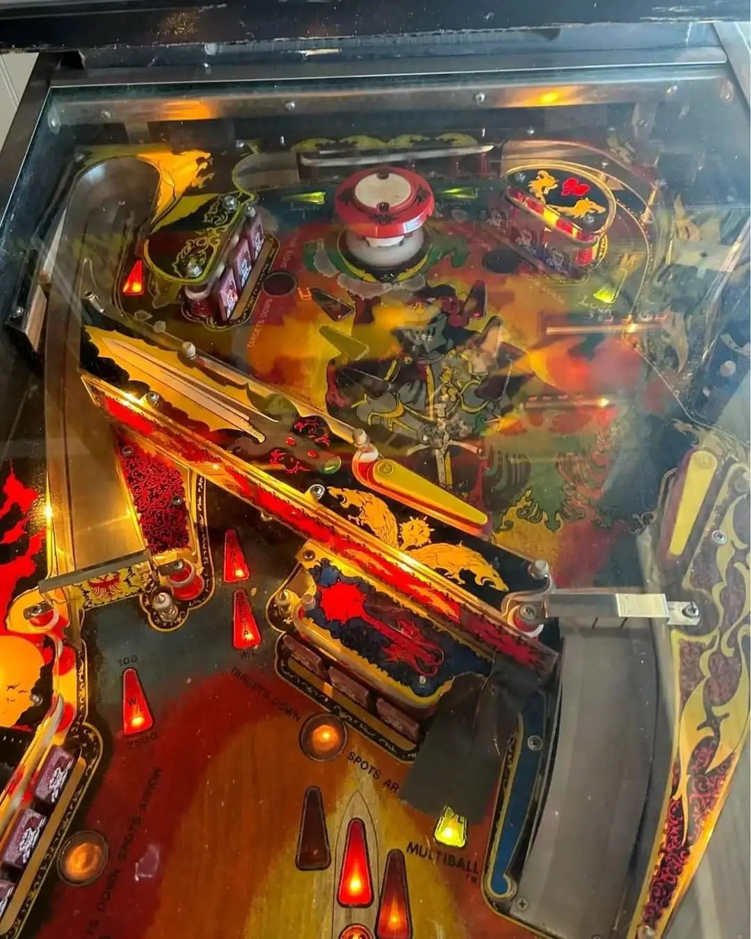 1980 Black Knight Pinball Machine By Williams - Image 2