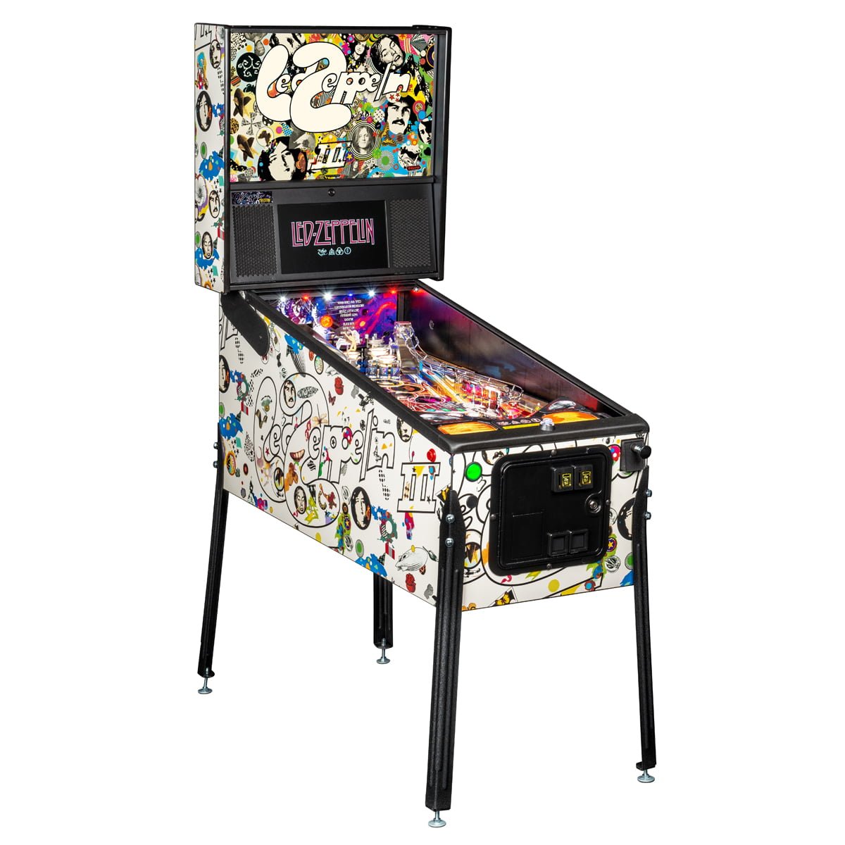 Led Zeppelin Pro Pinball Machine