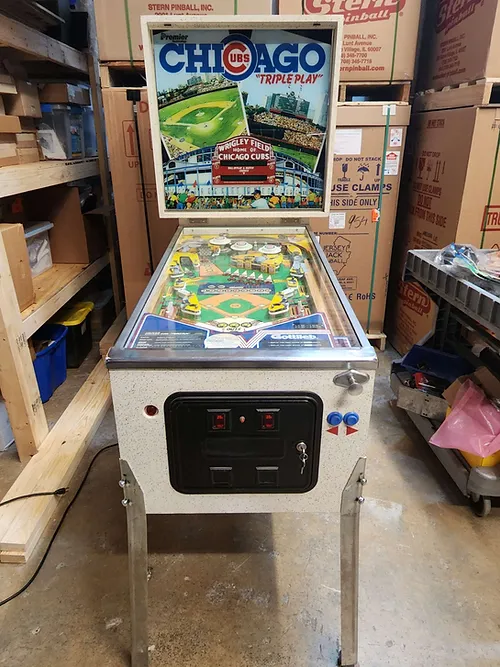 Chicago Cubs Triple Play Pinball Machine By Gottlieb - Image 4