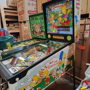 The Simpsons Pinball Machine By Data East